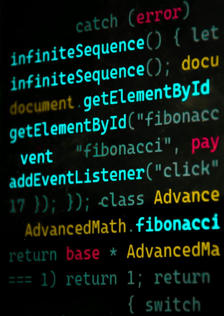 pexels-photo-31343288-31343288 Close-up of vibrant JavaScript code featuring functions and syntax highlighting.
